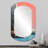 Minimal Collage Modernist Architecture - Abstract 3D Shapes Irregular Modern Large Wall Mirror-1076313131