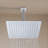 1-Spray Patterns With 2.5 GPM 11.8 In. Ceiling Mount Fixed Shower Head With Shower Arm-111875544