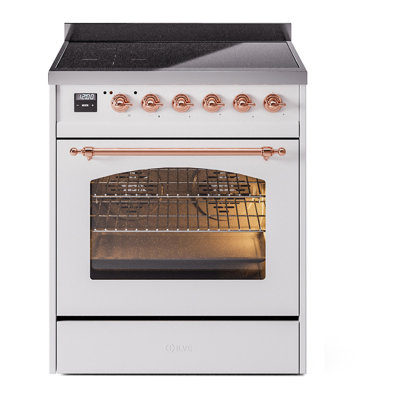 Cuisinière à induction 30 pouces avec 4 plaques à induction ILVE Nostalgie II Series