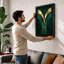 Golden Arches Art Deco - Framed Print-472523679-472523677