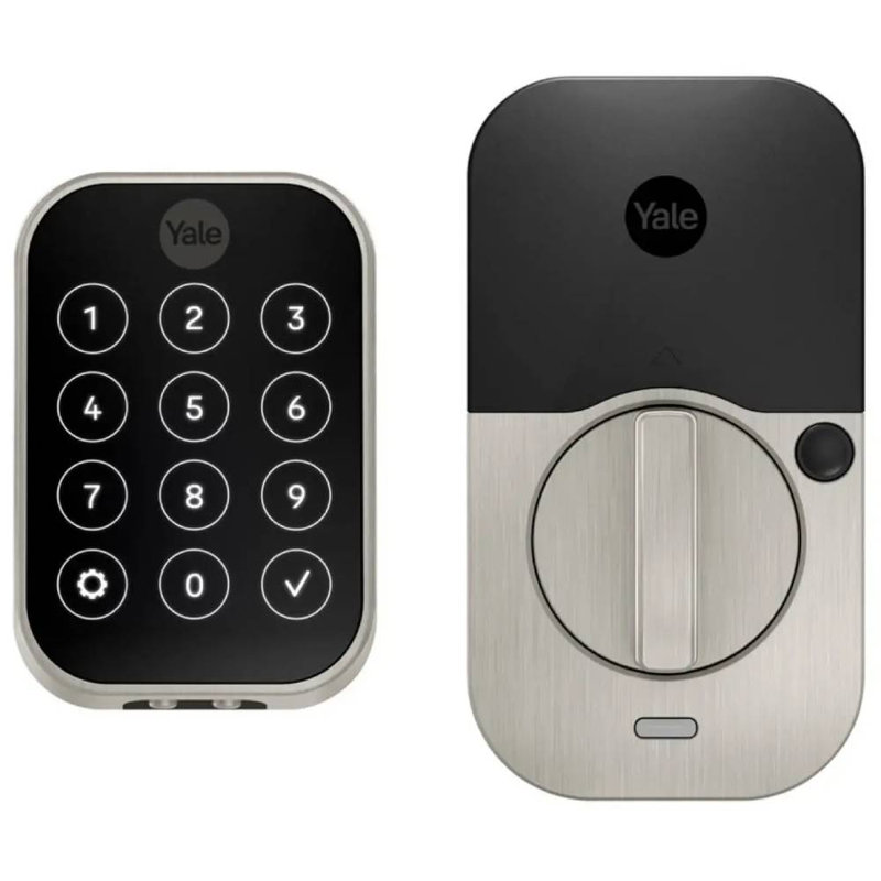 Verrouillage intelligent Wi-Fi Yale Assure Lock 2, Nickel satiné