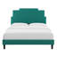 Lit plateforme en velours Modway Lindsey-21155203-130425007