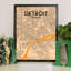 Detroit - No Frame Print-1847430874