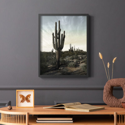 «King of the Desert», reproduction encadrée - bois massif