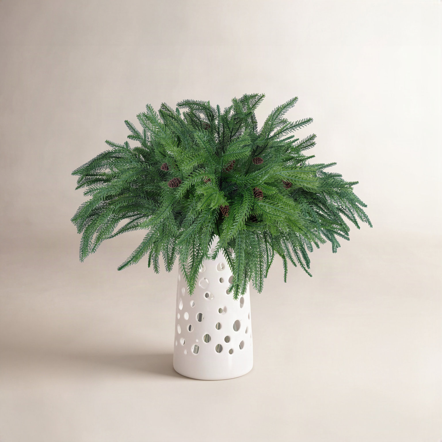 18" Norfolk Pine Branch
