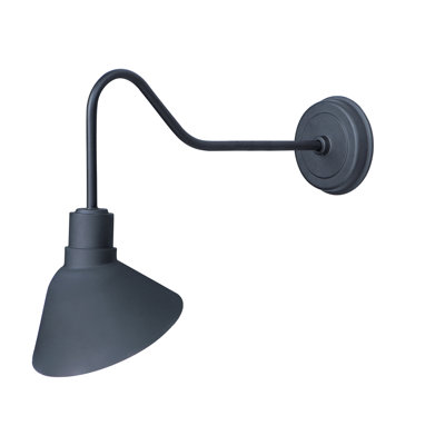 Luminaire de grange d'extérieur à 1 ampoule H 13,75 po Finale