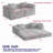 72.4"Chenille Upholstered Sofa-155653244