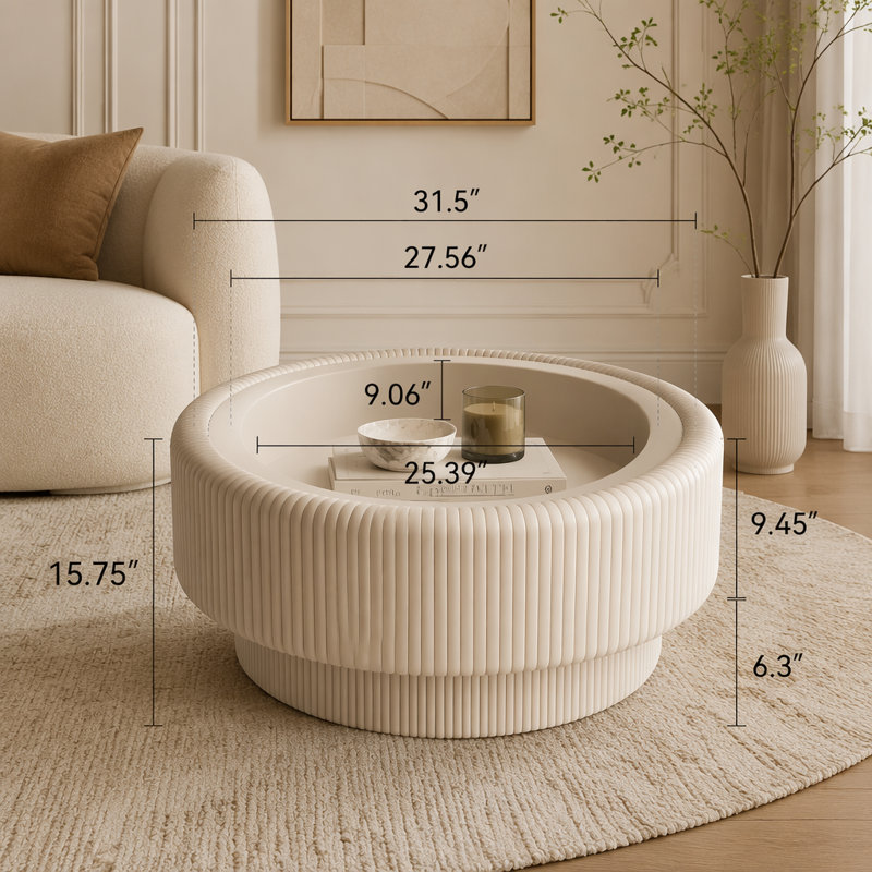 Table basse 31,5 po
