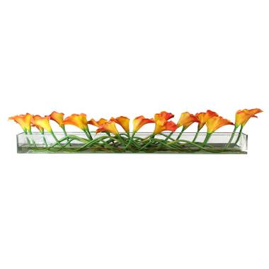 CFADesignGroup Moderna Lilies Arrangement in Planter & Reviews