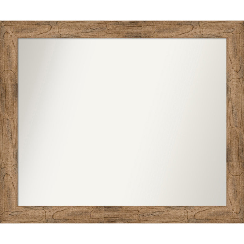 Timmy Solid Wood Wall Mirror, 34.5" x 41.5", Rectangle