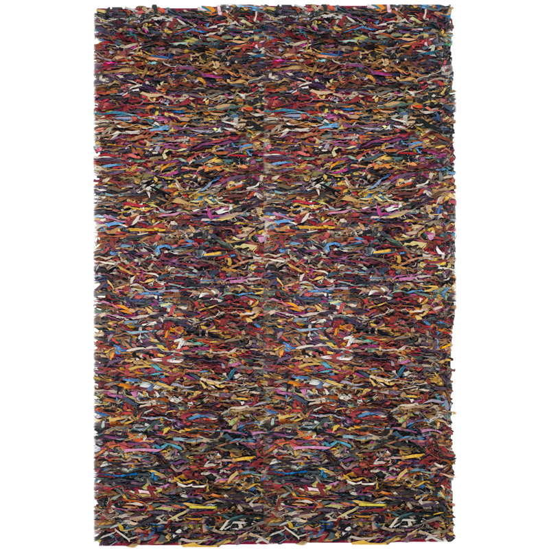 Tapis en cuir Godsey, Rectangle 6 pi x 9 pi