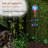 45"H Hot Air Balloon Solar Garden Stake