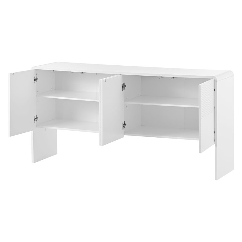 Akshayen 152.5cm Sideboard, White
