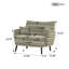 Fauteuil d'appoint rembourré Mid-Century-1135609220
