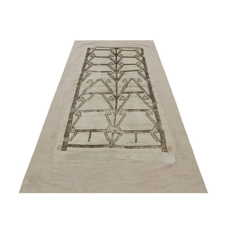 One-of-a-Kind 4'5”x10' Hand Knotted Area Rug