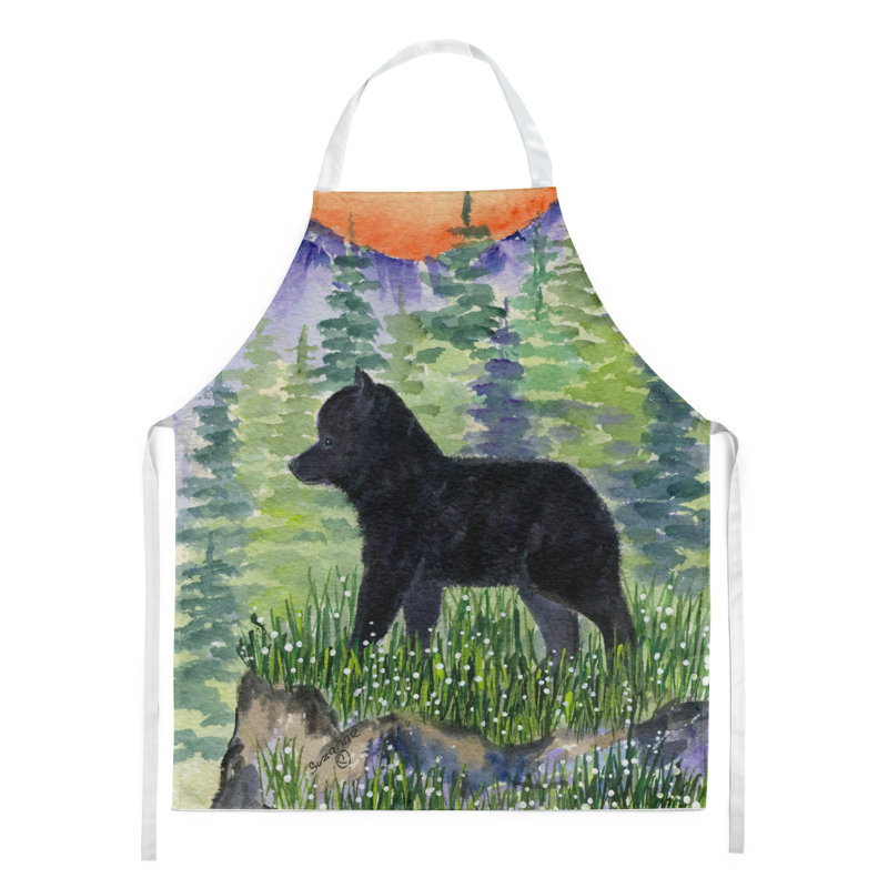 No Pattern Bib Apron