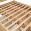 Lit plateforme en bois avec rangement 2 tiroirs sous le lit