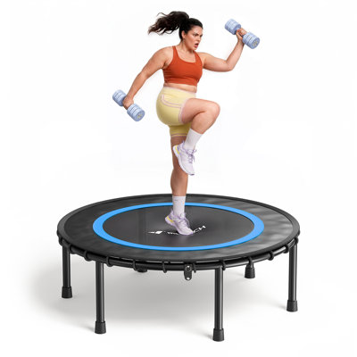 Trampoline de conditionnement physique MERACH 40 po pour adultes, poids de 150 kg, entraînement cardio à domicile