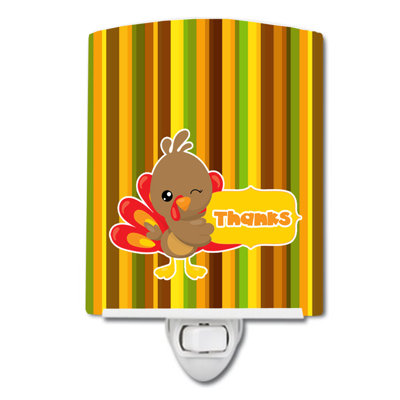 Horst Turkey Thanks Ceramic Night Light
