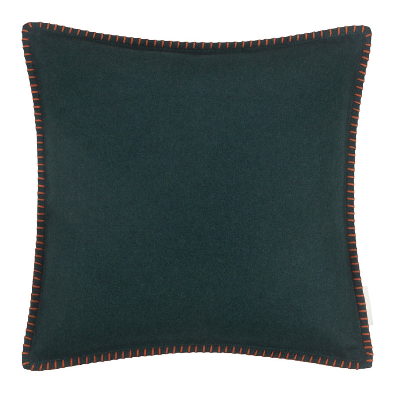Square Decorative Cushion, Green