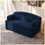 Causeuse convertible 2 places en velours côtelé Canapé-lit futon convertible (bleu)-133235361-133235372