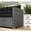 3-Seat Patio PE Rattan Wicker Couch Sofa with Deep Seating and Cushion for Porch-1949025042