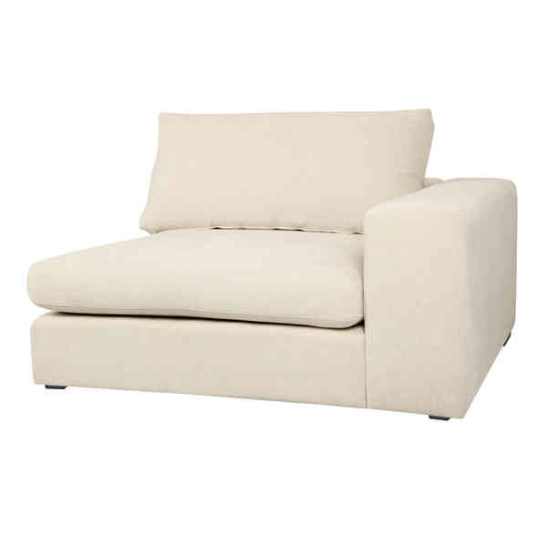 Fauteuil large 50 po Ojai, Chenille beige