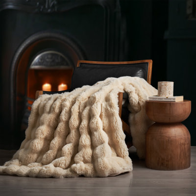 Ridgeline Faux Fur Throw Blanket