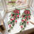 2 Pack Artificial Hanging Rose Vine - 37in Realistic Silk Fake Flowers for Wall, Wedding, Home Decor, All Season & Holiday Decoration-1971205015