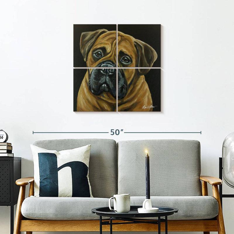 Brampt Bull Mastiff, 26" H x 26" W