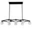 Moderne noir mat pour l'ambiance de la salle de conférence - 8 - Plafond industriel en métal avec tringle de luminaire à hauteur réglable-1435130759
