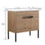 Ensemble de meuble-lavabo à double fixation, meuble-lavabo simple avec comptoir en céramique, 2 portes et 1 tablette réglable-2144354407-2113142192