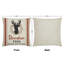 Ensemble de 2 housses de coussin « Ferme de rennes » 40,6 cm x 40,6 cm-137396076