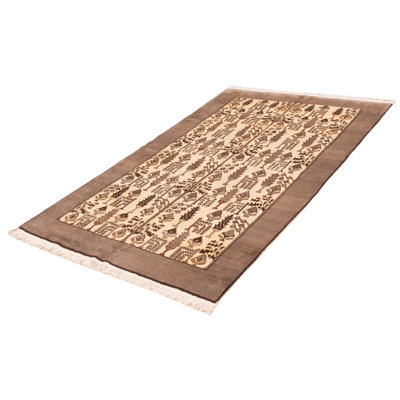 Kula One-of-a-Kind 6'8" X 10'2" 1990s Wool Area Rug in Cream