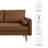 Revive Upholstered Vegan Leather Loveseat-105698008