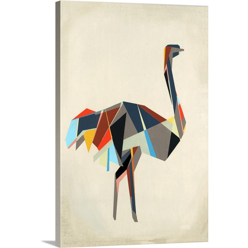 « tip tip zoo i », peinture sur toile, Toile tendue, H 18 po x l 12 po x p 1,25 po