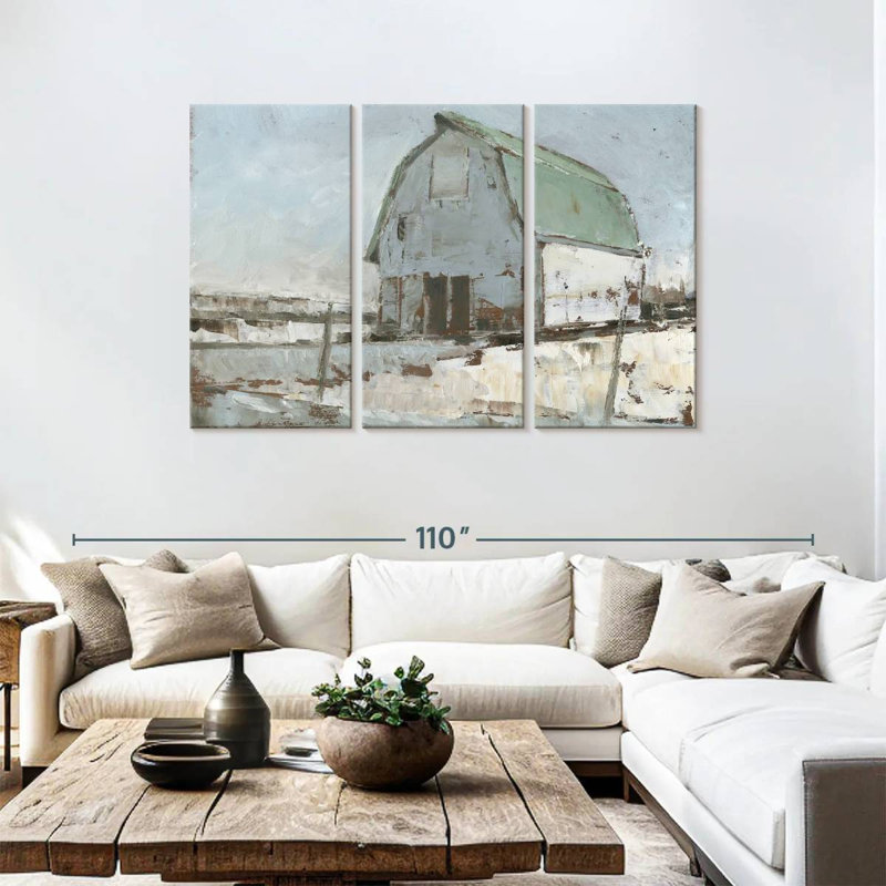 Lilie Plein Air Barn I, H 48 po x l 74 po