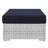 Convene Outdoor Patio Rectangular Ottoman-1462314815