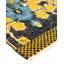 Tapis unique noir / jaune / bleu noué à la main 7 pi 10 po x 9 pi 10 po Tyshara