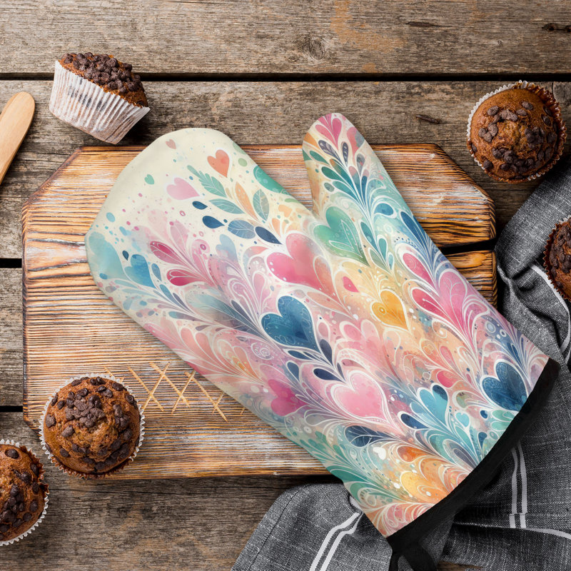 Couvre-lit en coton Love Splatter