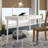 Modern Charboneau Writing Desk – Elegant Solid Wood with Tapered Legs & Soft-Close Drawer for Home-33000777