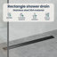  Shower Drain Height Adjustable Stainless Steel 304 Bathroom Fixture
