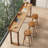 Solid Wood Bar Table with Raised Edge-165090821