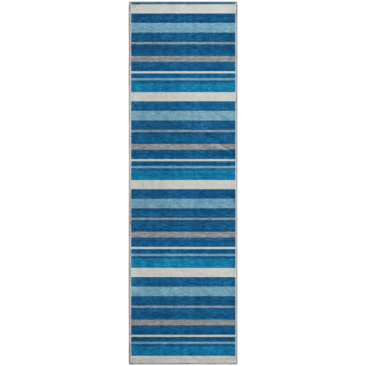 Premium Machine Washable Prisco Denim Rug