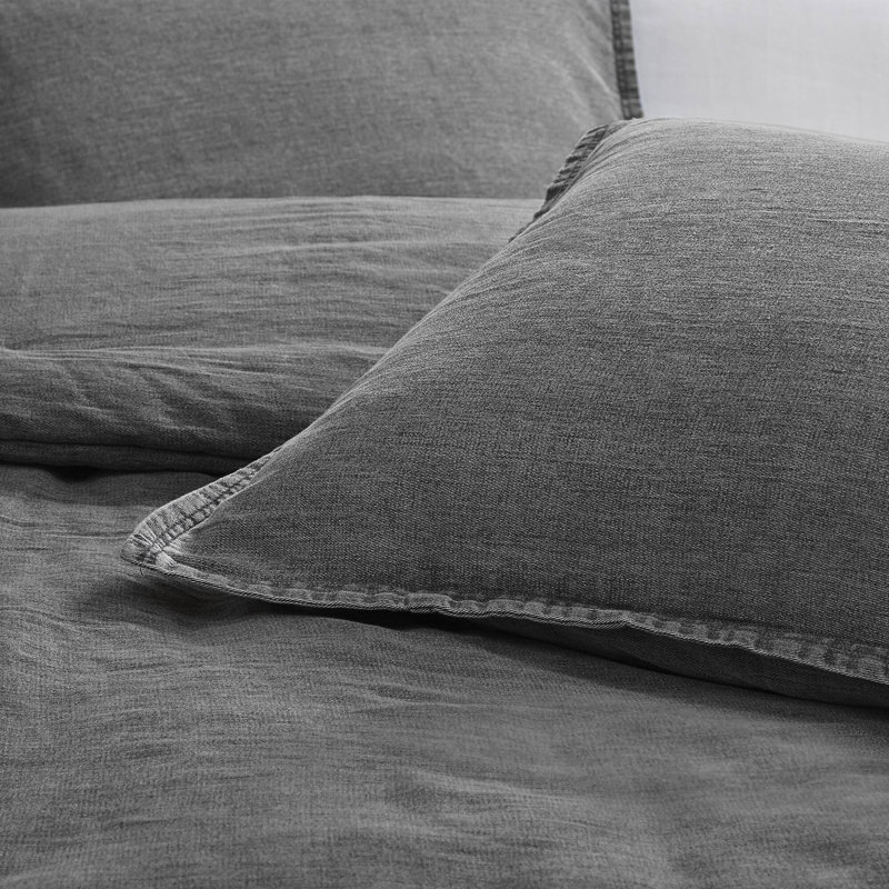 Ensembles de literie en coton surdimensionnés pour grand lit, confort moderne délavé pour la maison