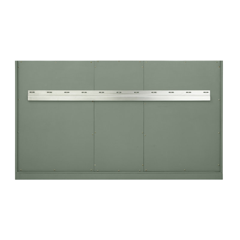 Chicago 48'' W Single Vanity, Smokey Celadon, Eternal Jasmine Pearl