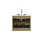 Meuble-lavabo 24 po en chêne naturel - lavabo en céramique, armoire moderne silencieuse 24 po, tiroir à singularité-2132571091