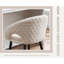 Upholstered Counter Stool with Metal Frame-1252839411