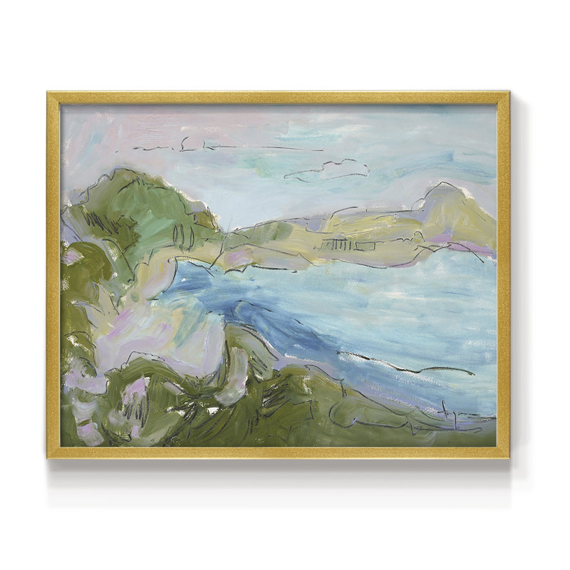 Landing Strip -Framed Print - Restickable, 8" H x 10" W