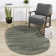 Melnik Solid Colour Machine Woven Polypropylene Area Rug in Sage Green